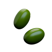 olive 3d rendering icon illustration png