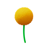 dandelion 3d rendering icon illustration png