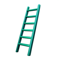 escalera 3d representación icono ilustración png