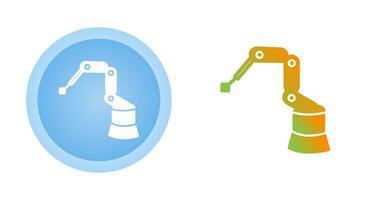 Industrial Robot Vector Icon