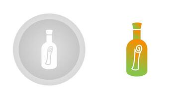 Scroll in Bottle Vector Icon