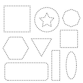 rayado línea forma. formar vector