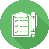 Notepad with pen Vector Icon