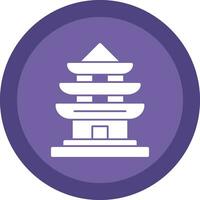 Pagoda Vector Icon Design