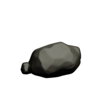 coal 3d rendering icon illustration png