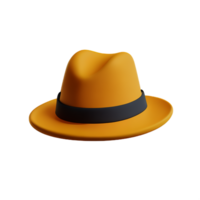 vaquero sombrero 3d representación icono ilustración png