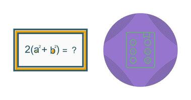 Solving Formula Vector Icon