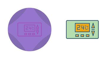 icono de vector de termostato