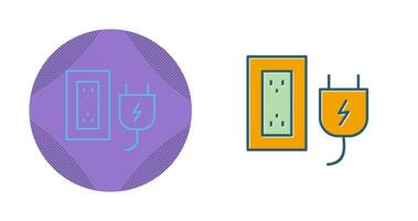 Plug and Socket Vector Icon