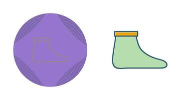 Warm Sock Vector Icon