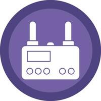 Wireless router Vector Icon Design