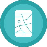 Gps phone Vector Icon Design