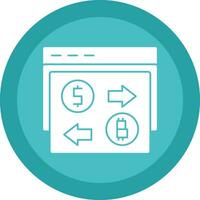 Internet currency Vector Icon Design