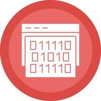 Binary code Vector Icon Design
