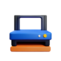 printer 3d renderen icoon illustratie png