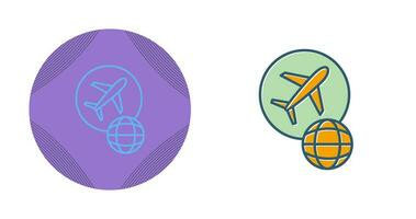 Global Flights Vector Icon