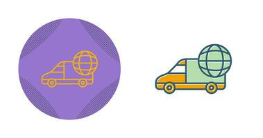 Global Delivery Vector Icon