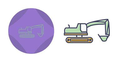 Excavator Vector Icon