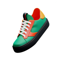 scarpe da ginnastica 3d interpretazione icona illustrazione png