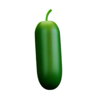 pepino 3d Renderização ícone ilustração png