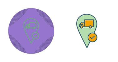 Valid Destination Vector Icon