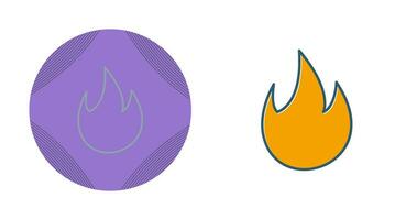 icono de vector de fuego