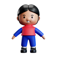 doll 3d rendering icon illustration png