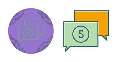 Money Talk Vector Icon