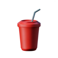 soda 3d rendering icon illustration png