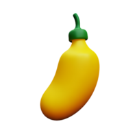 chili 3d rendering icon illustration png