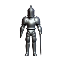 knight 3d rendering icon illustration png