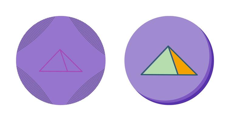 Pyramid Vector Icon