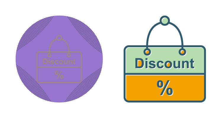Discount Vector Icon