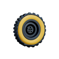 tire 3d rendering icon illustration png