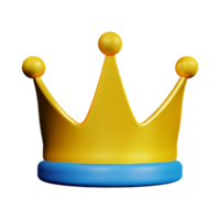 queen crown 3d rendering icon illustration png