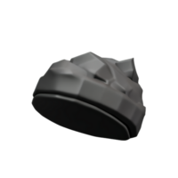 coal 3d rendering icon illustration png