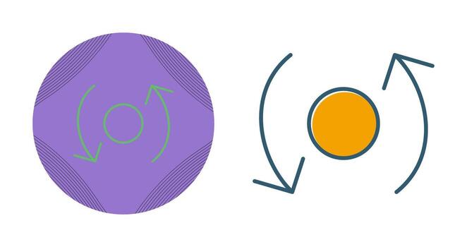 icono de vector de sincronización