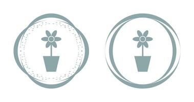 Flower Pot Vector Icon