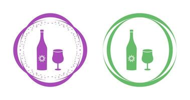 Goblet and Wine Vector Icon