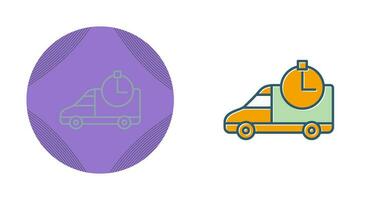 Time Based Delivery Vector Icon