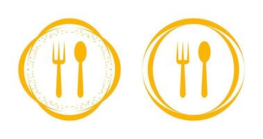 Spoon and Fork Vector Icon