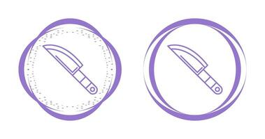 icono de vector de cuchillo