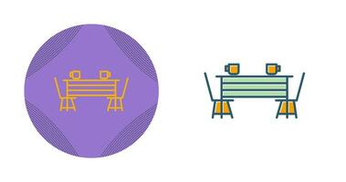 Dining Table Vector Icon