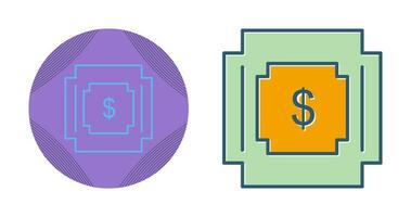 icono de vector de símbolo de dólar