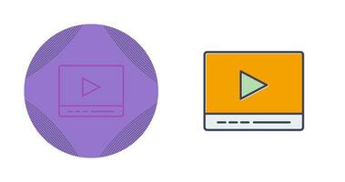 Video Player Vector Icon