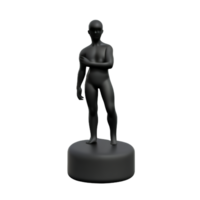 estátua 3d Renderização ícone ilustração png