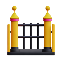 poort 3d renderen icoon illustratie png