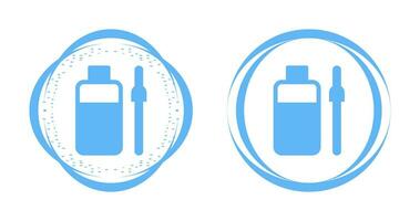 Bottle and Dropper Vector Icon