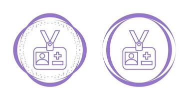 Medical Id Vector Icon