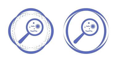 Magnified Bacteria Vector Icon